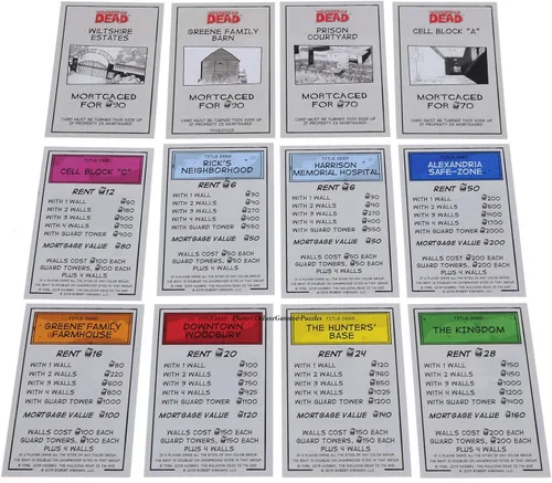 Miniatura 8 de Monopoly, juego de mesa, edición The Walking Dead