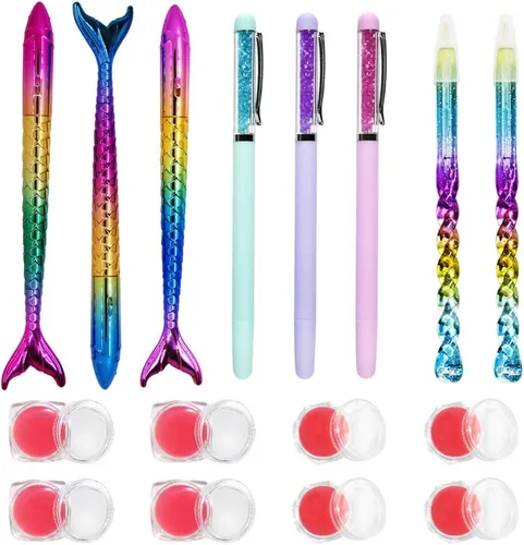 AIFUDA Kit de herramientas de arte de diamante de 16 piezas, diseño de sirena en espiral, pintura de diamante, bolígrafos de perforación, arcilla