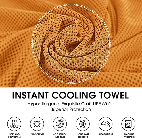 Miniatura 2 de 4Monster Toalla de enfriamiento para cuello y cara, toalla fría de microfibra para climas cálidos, toalla de hielo de secado rápido, trapos