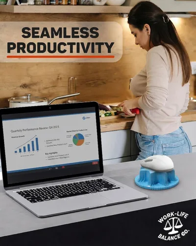 Miniatura 6 de Work-Life Balance - Ratón mecánico compacto - Dispositivo indetectable para mantener el mouse en movimiento y la computadora despierta, móvil