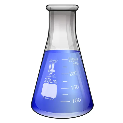 Miniatura 9 de Karter Scientific - Matraz Erlenmeyer de boca estrecha de 1000 ml, vidrio borosilicato 3.3, 213G22 (Individual) 3.3 vidrio de borosilicato, boca