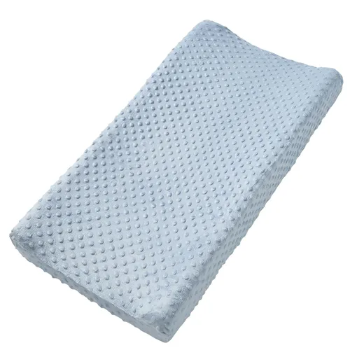 Miniatura 5 de Funda para cambiador de bebé, súper suave, con lunares Minky para bebés, niñas y niños, ultra cómoda, segura para bebés, se ajusta a almohadillas