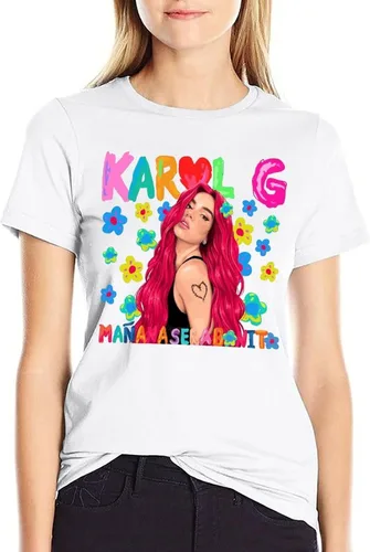 Miniatura 2 de Karols G Shirt Mananas seras Bonitos Camiseta para Mujer
