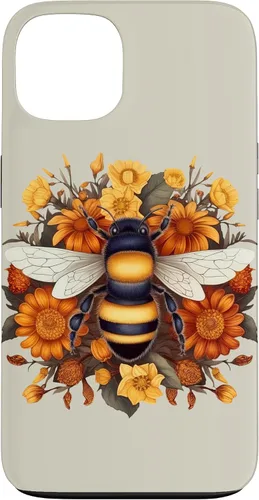 Miniatura 7 de iPhone 16 Boho Flower Bee Honey Beekeeper Daisy Sunflower Bee Case