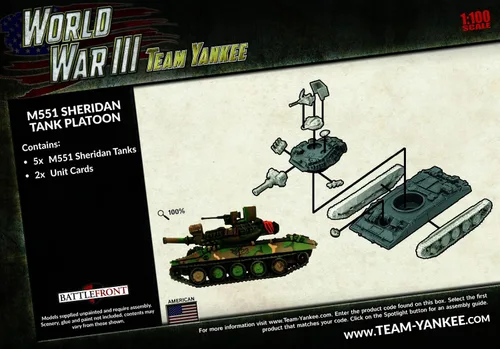 Miniatura 2 de Team Yankee: Estados Unidos: M551 Sheridan Platoon