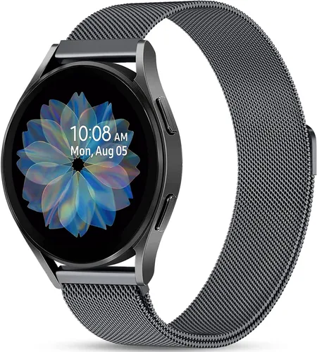 Miniatura 15 de JKD Banda Magnética de Metal Compatible con Samsung Galaxy Watch 7 Banda, Galaxy Watch 6 5 4 FE 40mm 44mm/5 Pro 45mm/Watch 6 4 Classic/Active 2