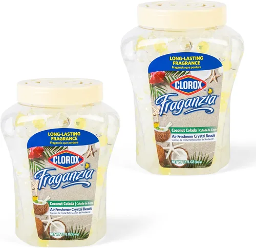 Miniatura 7 de Clorox Fraganzia Crystal Beads Ambientador con aroma hawaiano de escape, desodorante de habitación de larga duración, cuentas de gel eliminador
