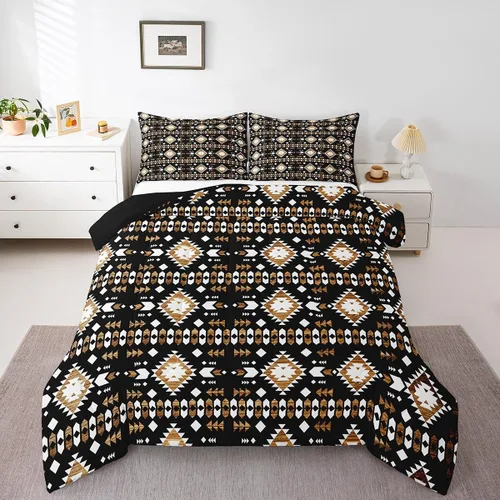 Miniatura 30 de Feelyou Juego de ropa de cama de vaca de las Highland para niños, edredón de ganado con girasol para niñas, adolescentes, juego de edredón