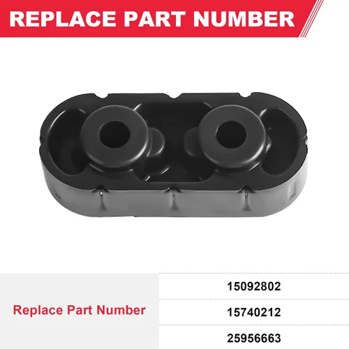 Miniatura 2 de Aislante Colgante de Silenciador de Escape (2 piezas) 15092802 Se adapta para Chevy Express Suburban Silverado 1500 2500 3500 HD, para Yukon Savana