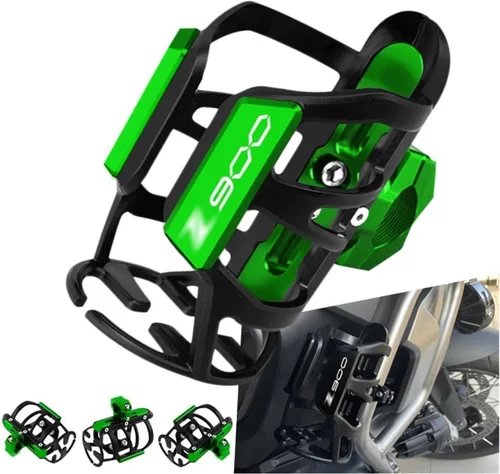 Miniatura 3 de Z - Accesorios CNC para motocicleta Kawasaki Z750 Z900 Z750R/750S ajustable para botella de agua de bebidas soporte X (color Z750 negro)