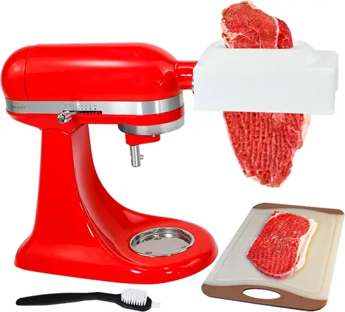 Accesorio ablandador eléctrico de carne para todas las batidoras de pie KitchenAid, accesorio KitchenAid, ablandador de carne, accesorios Cuber de