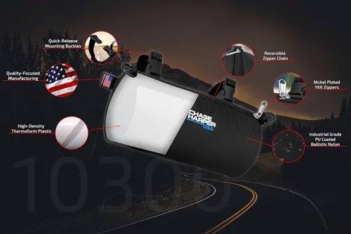 Miniatura 3 de Chase Harper USA 10300 Black BC Barrel Bag - 3.5 litros - Resistente al agua, resistente al desgarro, nailon balístico de grado industrial - Ajuste