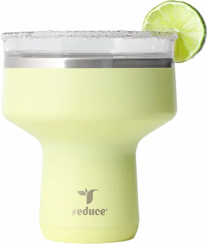 Miniatura 16 de Reduce Saltini - Vaso de cóctel de 16 onzas, vaso aislado de margarita con tapa, mantiene las bebidas frías durante 10 horas, alternativa al vaso