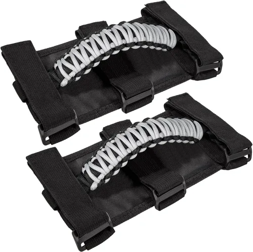 Miniatura 37 de Asas de agarre para Jeep Wrangler JK JKU JL JLU TJ YJ Sports Sahara Freedom Rubicon Unlimited Gladiator JT 1955-2023 UTV ATV Accesorios Premium 550