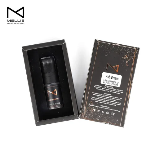 Miniatura 5 de Pigmento líquido cosmético M para cejas/cejas, uso en máquina - Suministros de tinta de tatuaje de maquillaje permanente, juego de colores, 0.4 fl