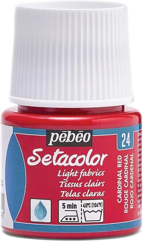 Miniatura 32 de Pebeo Setacolor - Pintura para tela (opaca, 45 ml), color dorado perla