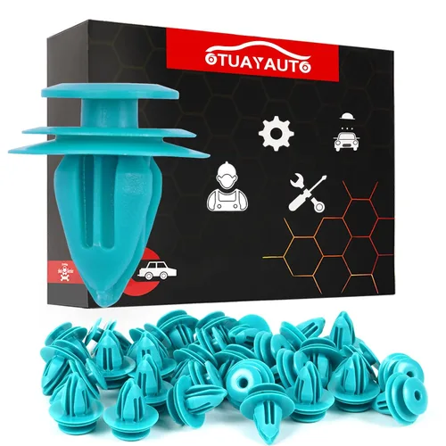 Miniatura 20 de OTUAYAUTO 10184895 140 clips de retención de remaches de plástico para puerta de parachoques de guardabarros de repuesto para Jeep Wrangler 07-20