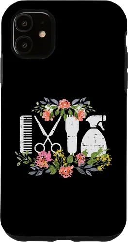 Miniatura 8 de Funda de regalo para iPhone 13 Pro Max Hair Styling Tool Flower Hairdresser Hairstylist Barber Gift Case
