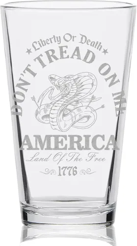 Miniatura 6 de LumEngrave POTUS SEAL - Vaso de cerveza grabado para beber Gran idea de regalo patriótico estadounidense para el presidente de los Estados Unidos