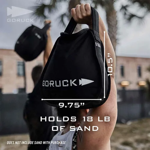 Miniatura 2 de GORUCK Pesas rusas de arena para fitness y entrenamiento corporal para hombres y mujeres, para levantamiento de pesas, mancuernas y yoga