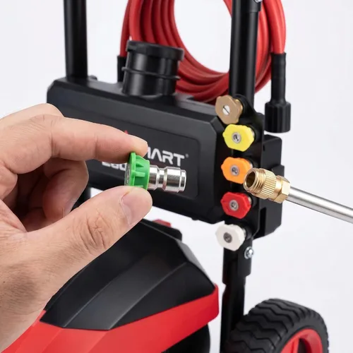 Miniatura 11 de PowerSmart DB1002 - Lavadora a presión eléctrica de 2600 PSI con motor sin escobillas de inducción, limpiador de alta presión de 3.0 GPM, 5