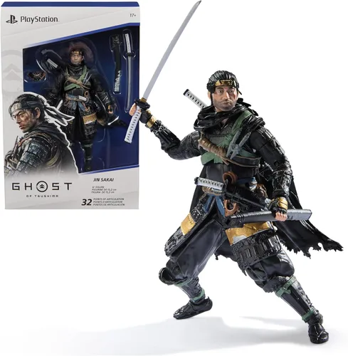 Miniatura 12 de PlayStation Horizon Forbidden West, Figura de acción Aloy Deluxe de 6 pulgadas con 15 accesorios, The Shapes Collection, para fanáticos