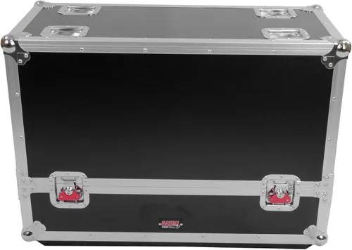 Miniatura 5 de Gator Cases G-Tour Series ATA Style Road Case para (2) gabinetes de altavoces QSC K10 con almacenamiento de cables y ruedas resistentes de 4
