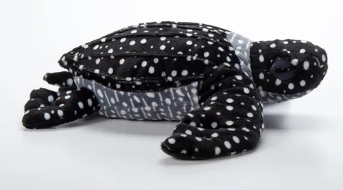 Miniatura 5 de The Petting Zoo Leatherback - Peluche de tortuga marina, regalos para niños, animales salvajes del océano Onez, juguete de peluche de tortuga marina