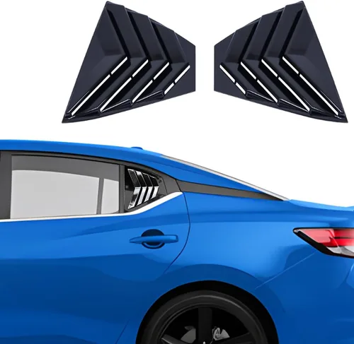 Miniatura 10 de para Nissan Sentra 2013-2019 Accesorios Exteriores Deportivos Persianas de Ventanas Laterales Traseras del Coche Rejillas de Ventilación Cubiertas