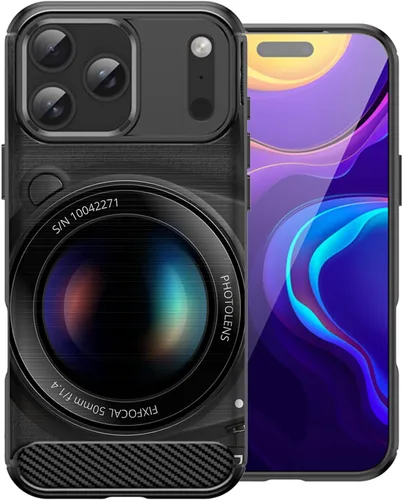 Miniatura 21 de CasesOnDeck - Funda compatible con Apple iPhone 17 Pro Max, diseño de TPU con patrón pictórico, flexible, delgada y elegante (casete retro)