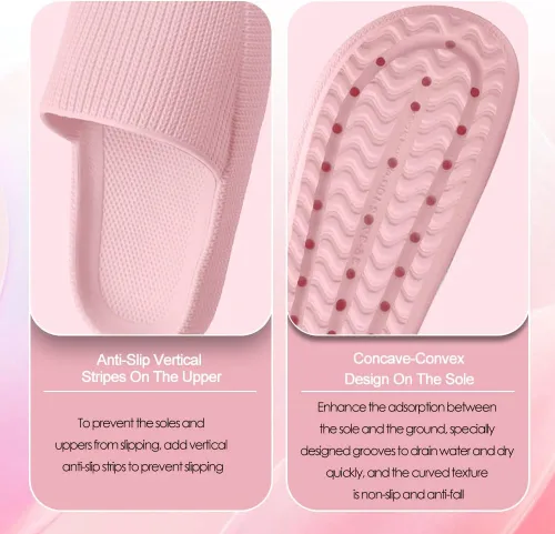 Miniatura 4 de Sandalias de nube para niños, niñas, niños, pantuflas de ducha y baño, cómodas pantuflas antideslizantes de suela gruesa para verano, zapatos
