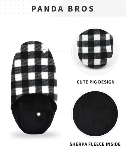 Miniatura 2 de Panda Bros Calcetines tipo pantufla para mujer, calcetines mullidos para mujer, pantuflas suaves y cálidas