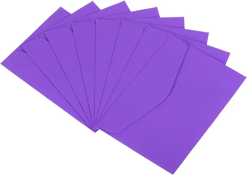 Miniatura 15 de PATIKIL Mini sobres, paquete de 24 mini sobres para tarjetas de regalo, tarjetas de visita para tarjetas de notas pequeñas, felicitación, boda