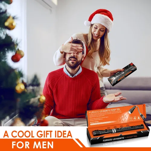 Miniatura 2 de Regalos para hombres, herramienta de recogida magnética LED, rellenos de calcetín para adultos, regalos de cumpleaños para hombres, linterna