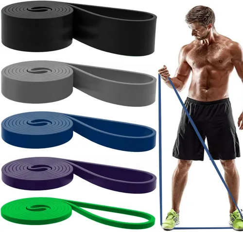 Miniatura 12 de Bandas de resistencia, bandas para entrenamiento con asistencia de tracción - bandas de entrenamiento, bandas de ejercicio, conjunto de bandas