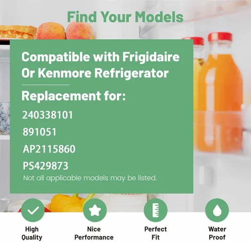 Miniatura 2 de HECASA 240338101 - Estante para puerta de refrigerador, compatible con Frigidaire o Kenmore Refrigerador para 891051 PS429873 Reemplazo de plástico