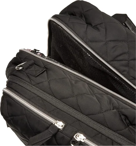 Miniatura 5 de Vera Bradley Mochila convertible y plana de sarga de rendimiento para mujer, Negro