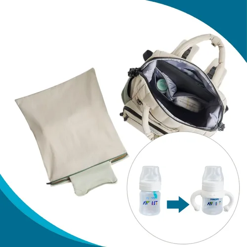 Miniatura 6 de Asas de botella de silicona suave compatibles para biberones Philips Avent anticólicos AirFree, 4 unidades (blanco)