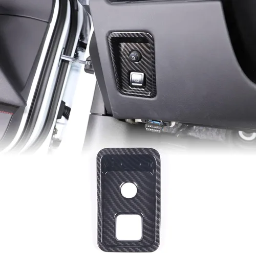 Miniatura 38 de CHEAYAR Funda de cargador de teléfono con patrón de fibra de carbono compatible con Chevrolet Corvette C8 2020-2023, funda de carga inalámbrica