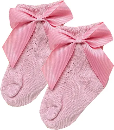 Miniatura 14 de Toptim Calcetines de tobillo para niñas pequeñas, calcetines casuales transpirables