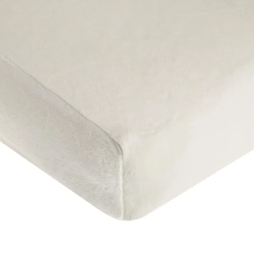 Miniatura 10 de American Baby Company Heavenly Soft - Sábana bajera ajustable de felpilla para cuna, 28 x 52 pulgadas, cálida y acogedora, sábana de felpilla Crema