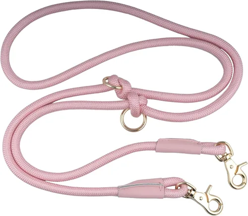 Miniatura 13 de Correa de perro manos libres de 7 pies, correa de cintura de cuerda de nailon para perros caminar correr Verde salvia