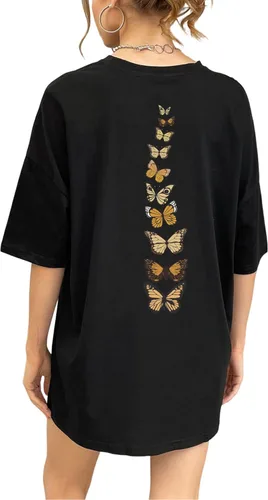SOLY HUX Women's Oversized T Shirts Graphic Tees Casual Vintage Summer Tops Half Sleeve Shirts