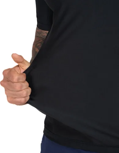 Miniatura 9 de Kewlioo - Camisa de traje de sauna para hombre, chaleco de compresión de sudor que atrapa el calor, faja moldeadora, chaqueta versátil para hacer