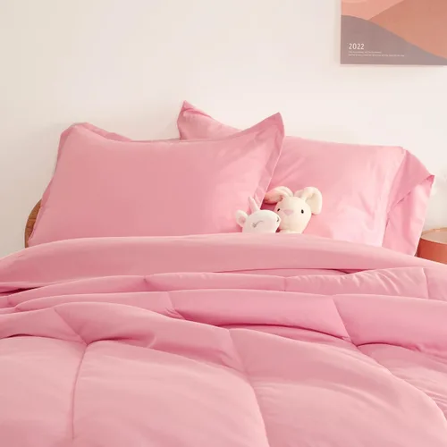 Miniatura 3 de SLEEP ZONE Juego de edredón de 5 piezas para niños, tamaño individual, súper lindo y suave, ropa de cama para niños en una bolsa, juego de 5 piezas