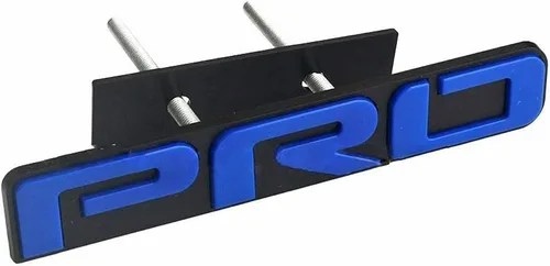 Placa de identificación personalizada con emblema 3D PRO T-R-D para Tacoma Tundra 4runner (azul)