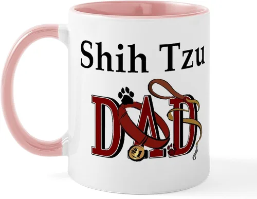 Miniatura 20 de CafePress Cute Shih Tzu Dog Mugs - Taza de café de cerámica de 11 oz (11.0 fl oz)