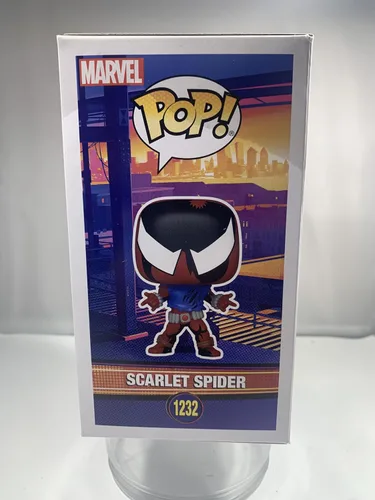 Miniatura 4 de Funko Spider-Man Scarlet Spider Pop! Figura coleccionable de vinilo Bobble-Head - Edición limitada exclusiva