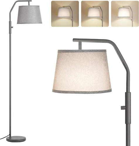 Miniatura 10 de SUNMORY Lámparas de pie para sala de estar, bombilla de 9 W incluida, lámpara alta para dormitorio con cabezal ajustable, lámpara de pie moderna