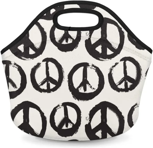Miniatura 20 de Bolsas de almuerzo de neopreno con estampado de camuflaje para mujeres, bolsas de almuerzo, lavables, aisladas, para el trabajo, picnic, Camouflaje